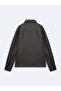 Regular Fit Grey Coat with Pocket Detail - 3