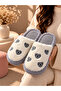 Women's Plush Teddy Bear Patterned Winter House Slippers Soft and Warm Comfortable House Slippers