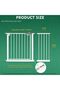 SKY-TOUCH Auto Close Safety Baby Gate, Extra Wide Child Gate 75-84cm + 30cm Extension Kit Maximum Suitable For 114cm, Baby Gates for Stairs & Doorways, Easy Install (Gate + 30cm Extension Kit) - 3