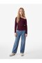 Drawstring Slim Fit Asymmetric Collar Long Sleeve T-Shirt