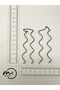 Stainless Steel Twist Model Elegant Earrings Steel Earrings - 2