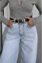 Light Blue Sama Barrel Leg Jean - 5