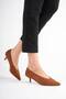 Women's Thin 4 cm Low Heel Pointed Toe Casual Stiletto Shoes - 7