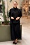 Left Side Pocket Detailed Moss Skirt Suit - 2