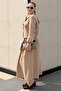 Embroidered Front Jacket Skirt Set - 4