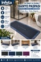 40X120 cm Water Absorbent Non-Slip Bath Mat Rectangular Elastic Soft Quick Drying