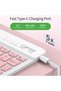 Case with Keyboard for iPad Air 11 inch (M4 2026/M3 2025/M2 2024) Bluetooth Keyboard Case Pink - 5