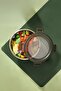 304 Steel 600 ml Round Food Fruit Meat Refrigerator Nutrition Storage Container Mt324 - 4