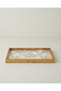 Neila Glass Decorative Tray 29X41 cm Beige - 2