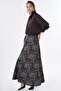 Ethnic Pattern Skirt Brown - 4