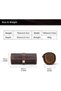 3 Slot Watch Roll Display Box Retro Cow Leather Travel Watch Case Wrist Jewelry Storage Pouch Organizer Gift (Coffee) - 3