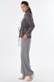 Waist Drawstring Suede Jacket Smoked - 4