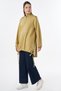Non Denim Jacket with Epaulet Detail Green - 4