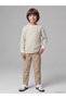 Peak New Season Beige Boys' Gabardine Trousers - 2