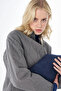 Stand Collar Anorak Coat Anthracite - 7