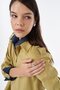 Lyocell Blouse with Flap Pockets Green - 7