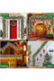 Christmas Garlands 270CM, Artificial Christmas Tree Xmax tree 8.85ft Christmas Wreath Outdoor Xmas Garland Pine Garland with Red Berries Snow Pine Cones - Green Non-Lit Holiday Decor - 7