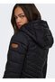 Black Women's Quilted Coat 15373765C-N10 - 3
