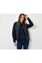 Women's Quilted Vest, Reversible, Navy Blue/Checkered - 5