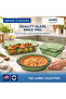 Laurel Embossed 3QT Bake Dish Transparent Glass Rectangular Baking Dish for Casserole, Lasagna, Desserts & Serving, Oven, Microwave, Freezer and Dishwasher Safe - 6