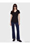 Two Mt Shop Quality Lcw Everyday Black Plain Standard & Regular Short Sleeve Women's T-Shirt - 2