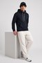Navy Blue Standard Fit Basic Men's Sweatshirt - 88513 - 2