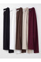 Two Mt Shop Quality Lcw Everyday Brown Combed Cotton Plain Narrow & Slim Long Sleeve Women's Bodysuit - 3