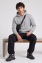 Gray Melange Standard Fit Basic Men's Sweatshirt - 88513