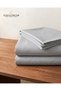 210TC Cotton Satin Queen Solid Bed Sheet Set 3PC | Soft Breathable Satin Flat Sheet 229x256 cm | 2 pillowcase 50x75 cm | OEKO-TEX & ECAS Certified - 6