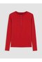 Alita City with a Difference in Price, Lcw Everyday Red Camisole Plain Super Skinny & Extra Slim Long Sleeve Women's Bod - 5