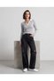 Women's Striped Polo Neck Blouse - 2