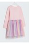 Elegant Girl's Dress with Tulle Tutu - 2