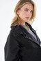 Trench Coat with Bag Pocket - 5