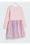 Elegant Girl's Dress with Tulle Tutu