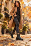 Women's Genuine Leather Black Casual Boots Vs003 - 4