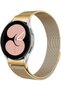 No Gap Metal Bands Compatible with Samsung Galaxy Watch 7 6 5 4 FE 40mm 44mm 45mm/Galaxy Watch 6 4 Classic 43mm 47mm 42mm 46mm 20mm Milanese Stainless Magnetic Strap for Men Women-Classic Gold