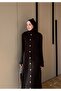 10 Buttons Long Dress - 6