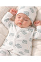 3-Piece Fabric Newborn Baby Boy Bodysuit Set Seasonal 0-3 Months - 6
