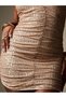 Rochie mini, bej - 3
