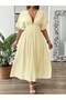 Rochie maxi, galben - 5