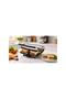 4 Slice Sandwich Press Grill 1800W Non Stick Electric Panini Maker with Easy Lock Handle - 3