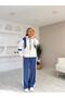 Textured Modal Garnished Zipper Detailed Suit - 2