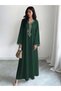 Rochie maxi, verde - 4