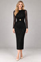 Rolland Glitter Halter Neck Dress
