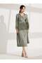 Rochie midi, verde - 6