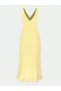 Rochie maxi, galben - 3