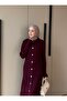 10 Buttons Long Dress - 6