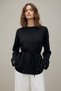 Kadın Minimal Örme Tunik – 20725TBLZ Siyah
