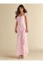 Rochie maxi, roz - 4