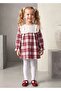 Plaid Red Spring Little Girl's Dress - 2